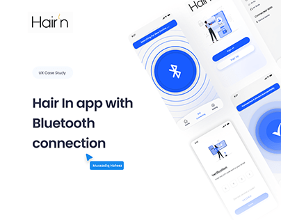 Hairin Mobile app with Bluetooth connection