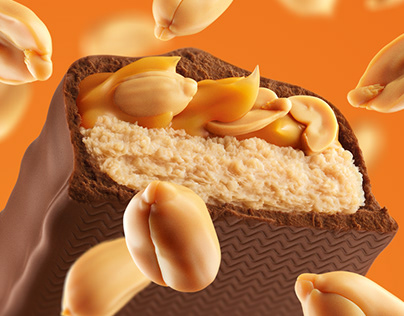 3D Chocolate Caramel Peanut Bar - UAE