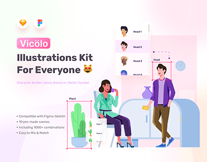 Vicolo Illustrations Kit