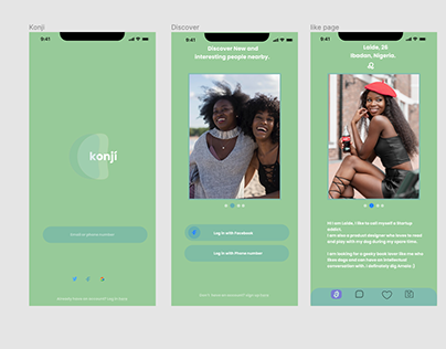 Konji, A dating app for singles in Africa