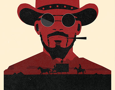 Project thumbnail - DJANGO UNCHAINED POSTER