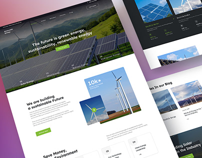 Energy Harvesting - Landing Page - WordPress/Elementor