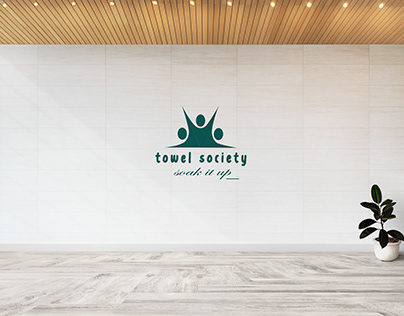 Towel society logo design.