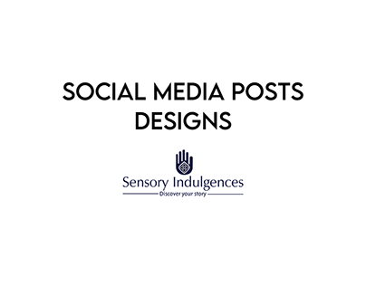 Social Media Posts Designs For Sensory Indulgences