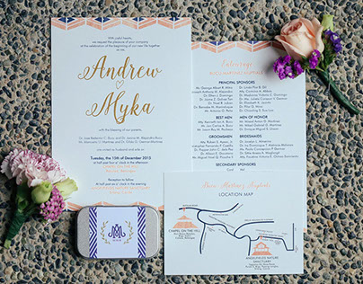 Andrew & Myka Invitation Suite