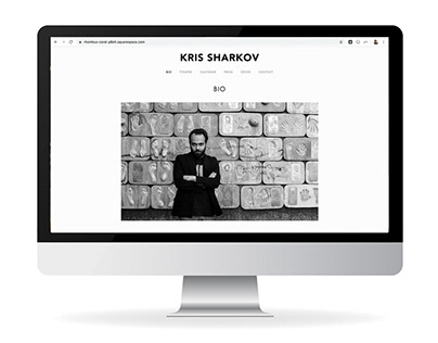 Web site for the stage director Kris Sharkov / 2019