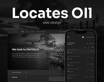 Web design Locates Oil