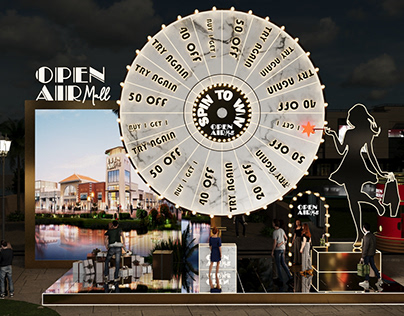 Open Air Mall Wheel Of Fortune