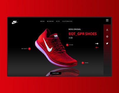 Nike Website Design For Inspiration