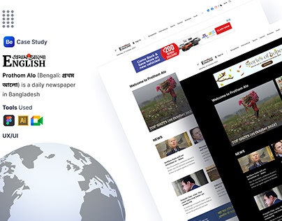 Unofficial UX Re-design Case Study-Prothom Alo