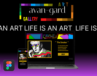 "Avan-Gard" Art Gallery Web