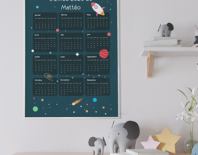 Astronaut calendar