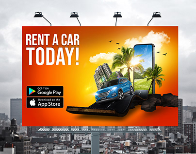 Social Media Graphics - Rent A Car Advertisement!