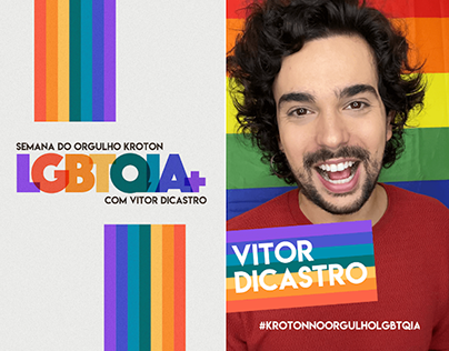 Semana do orgulho Kroton LGBTQIA+ com Vitor Dicastro