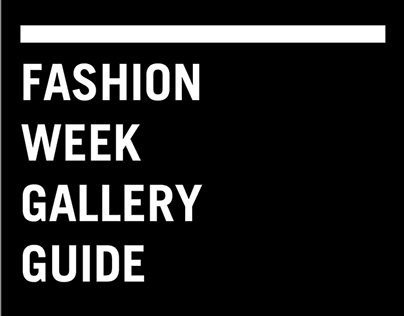 Fashion Week Gallery Guide