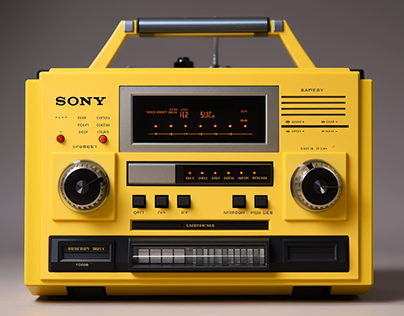 SONY RADIO TAPE 1980's