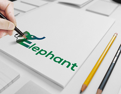 Elephant Logo "E"