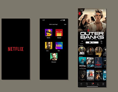 A replica of the Netflix interface