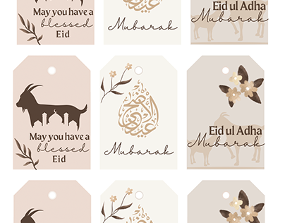 Eid Tags and Chocolate Wrappers