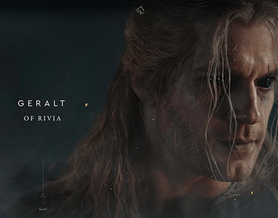 Netflix - The Witcher's season 2 | Interactive Website