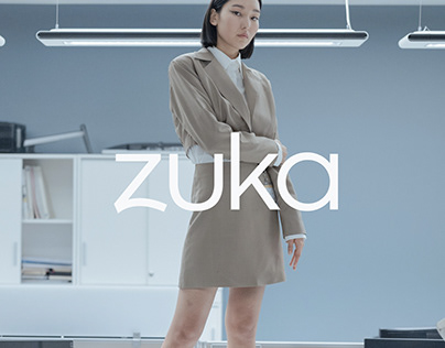 zuka office fashion logo and brand identity