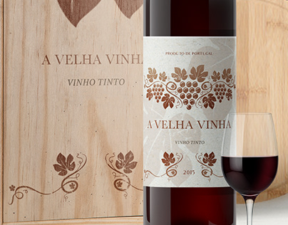 "A Velha Vinha" Wine Label