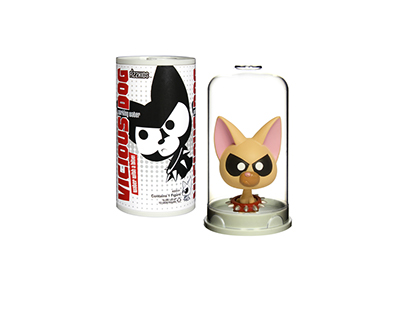 Fizz Kids: Vicious Dog Sparkling Water figure and pack
