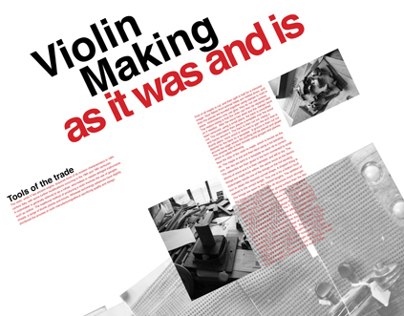 Violin Making, as it was and is