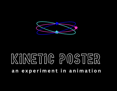 Kinetic Poster & Nametag Design