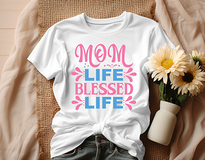 Mom Life Blessed Life-01
