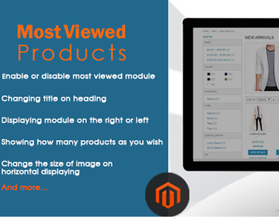 Magento Most Viewed Products Extension
