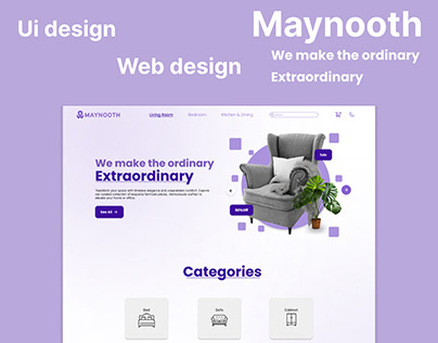 Maynooth Furniture Website Lending Page