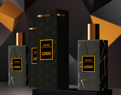 Perfume Box & Mockup design