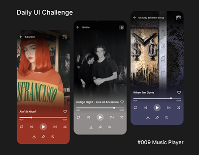 Music Player Daily UI Challenge #009
