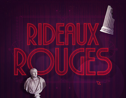 Rideaux Rouges - Art Direction & Website