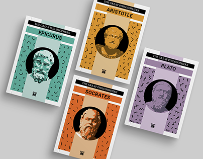 Cover of book series about great philosophers