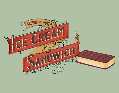 Around the world: Ice cream sandwich