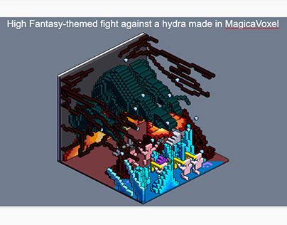 High Fantasy Hydra Fight
