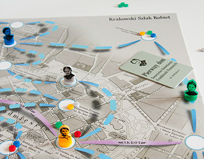 Board game - Krakowski Szlak Kobiet