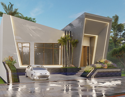 Futuristic House Design in Madura Island, Indonesia