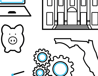 Financial Aid Training Vector Icons