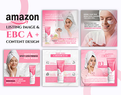 Amazon beauty product listing image | EBC A+ content