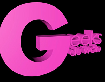 Logo 3D Geeks du WEB
