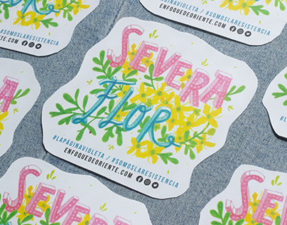 Severa Flor - Diseño de Sticker