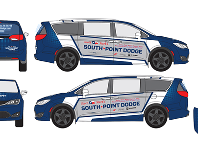 South Point Dodge Vehicle Wrap