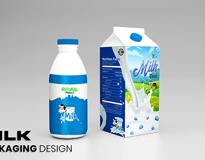 Milk Packaging Design | Box Design |