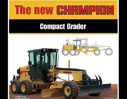 Champion Compact Grader - Clark Equipment