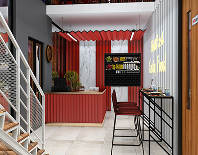 Lims Cafe Concept 3D