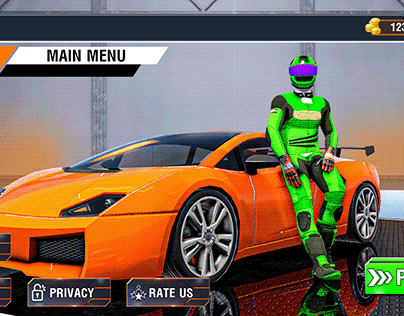 Game Designing: Drift car racing game UI SS on Behance