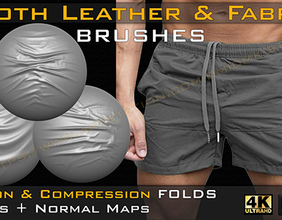 50 cloth Leather & Fabric Brushes (4k) Tension